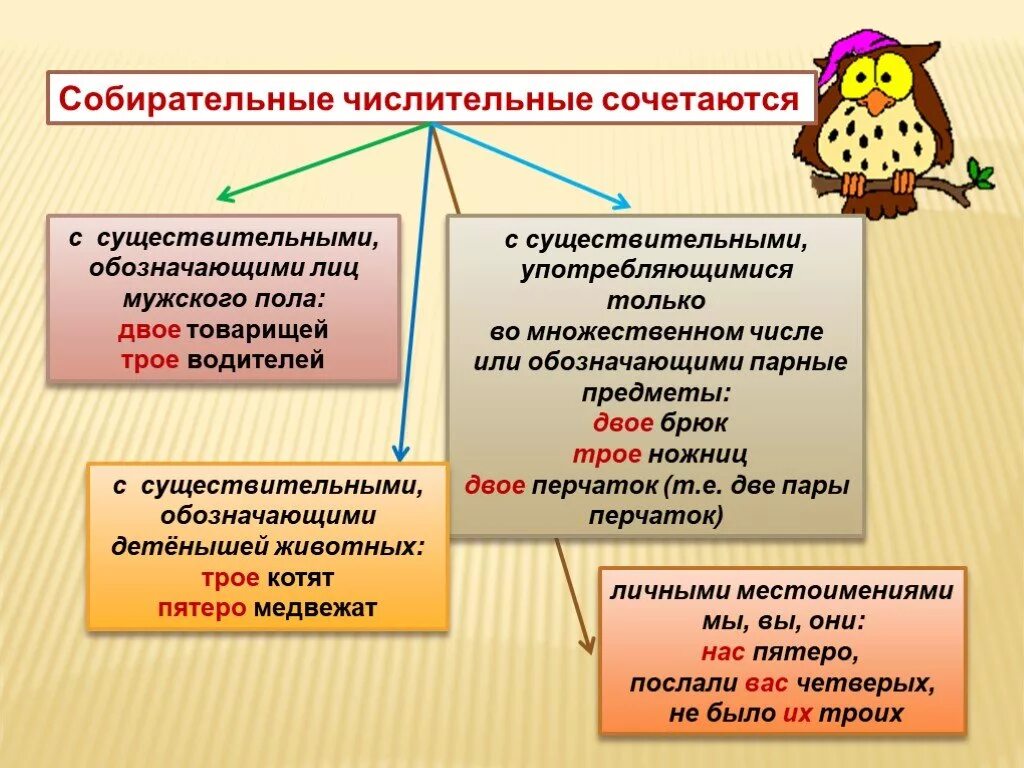 Урок 6 класс собирательные числительные их склонение. Правило по русскому языку 6 класс собирательные числительные. Собирательные числительные таблица. Употребление собирательных числительных таблица. Презентация на тему собирательные числительные.