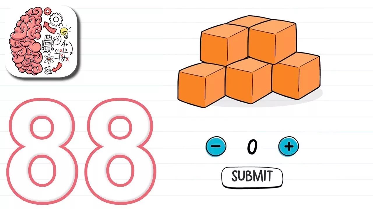 Как пройти уровень 88 в игре brain. BRAINTEST 88 уровень. Головоломка уровень 88. Брайан тест 88. Brain Test ответы 88.