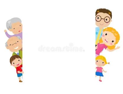 Рамки для объявления семья