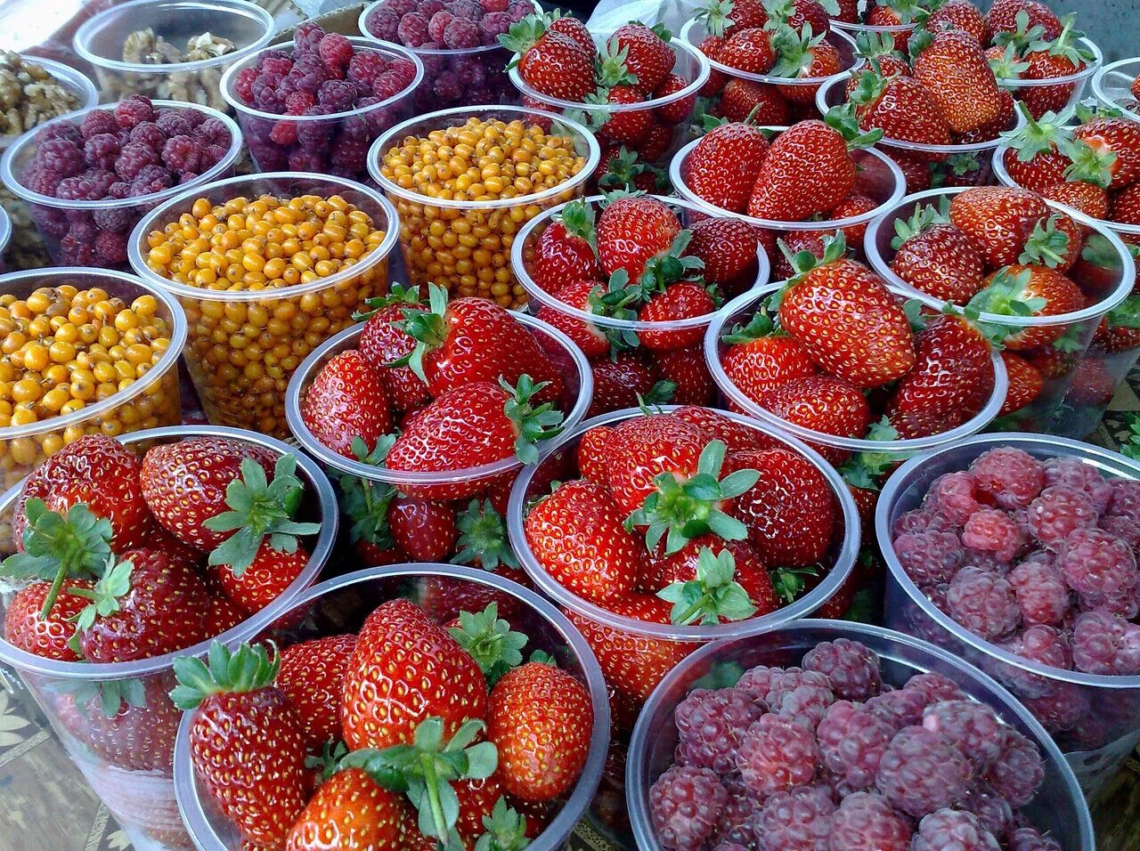 Много ягод. Ягоды на рынке. Ягодные культуры. Плодово-ягодные культуры.