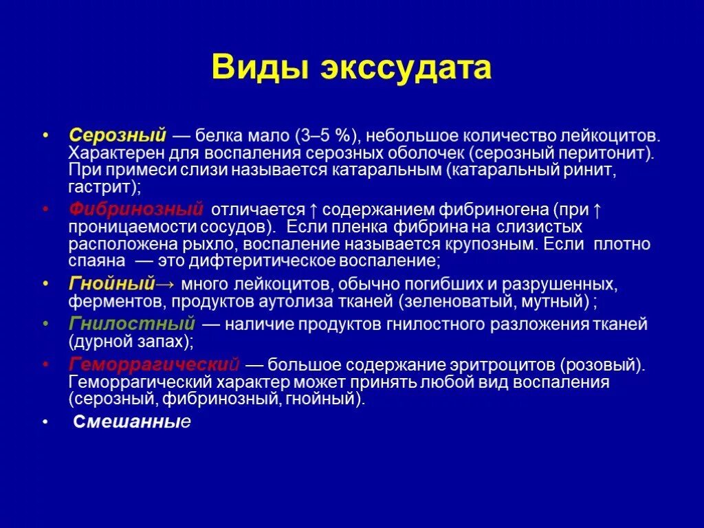 Экссудация возникает вследствие. Гнойно геморрагический экссудат. Серозно гнойное воспаление. Организации подвергается экссудат, содержащий.