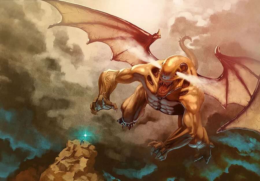 летающие существа фэнтези. летал компани монстры говорят. небесные твари. летающие чудовища. монстры лавкрафта loïc muzy.