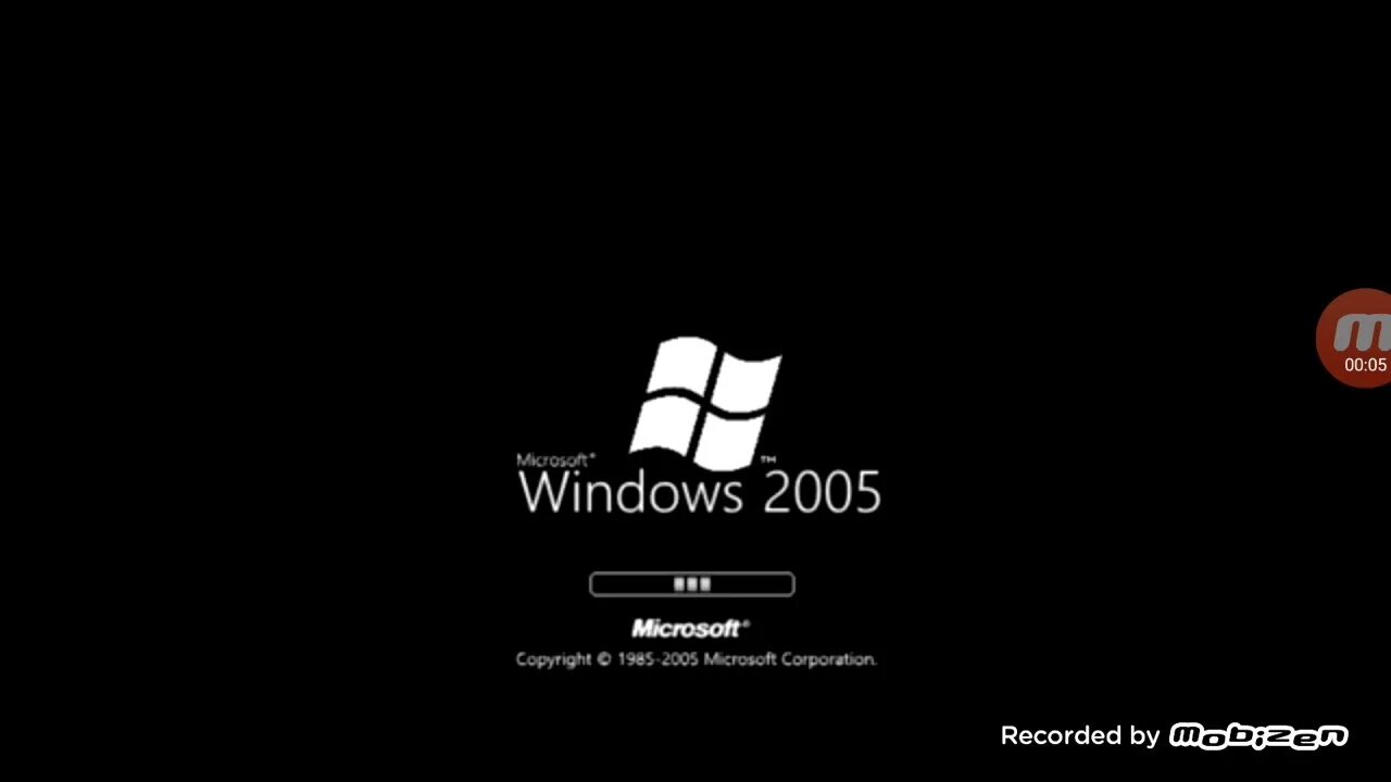 Скрытая windows. Windows 2005.