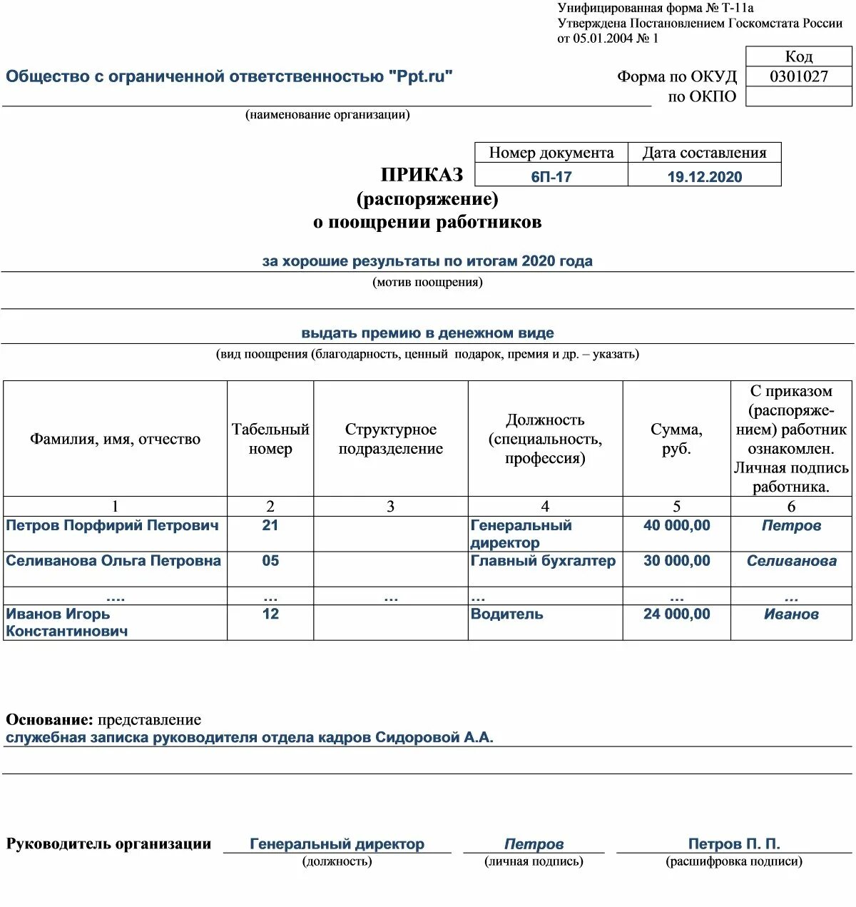 Приказ о премировании сотрудников образец. Приказ на выплату премии сотрудникам образец. Образец приказа на премию работникам учреждения. Форма т-11а приказ распоряжение о поощрении работников. Унифицированные формы бюджетного учреждения