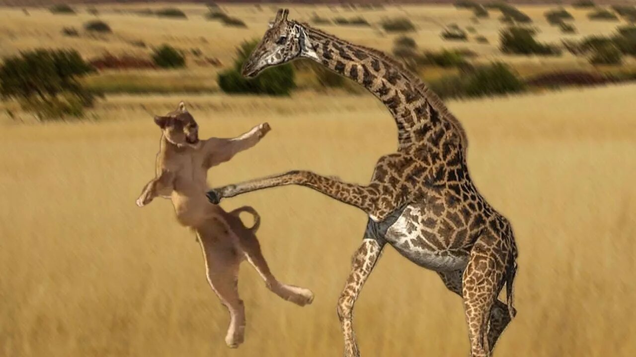 Leopard 2 giraffe