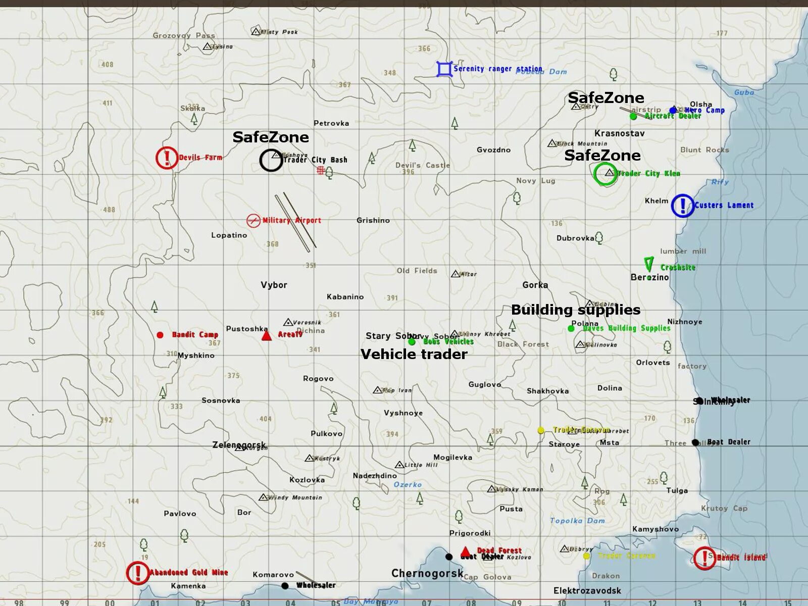 Dayz interactive map. Dayz epoch карта. карта дейзи чернорусь военные базы. карта dayz аптеки.