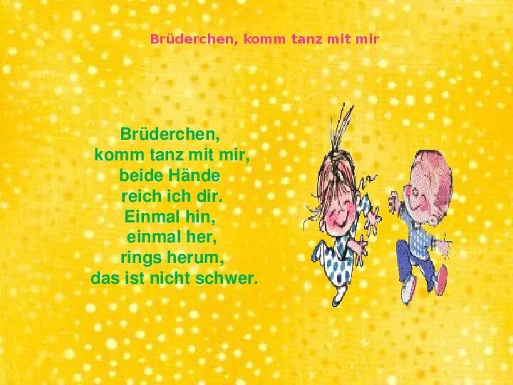 Komm. Komm. Komm. Komm. Komm.