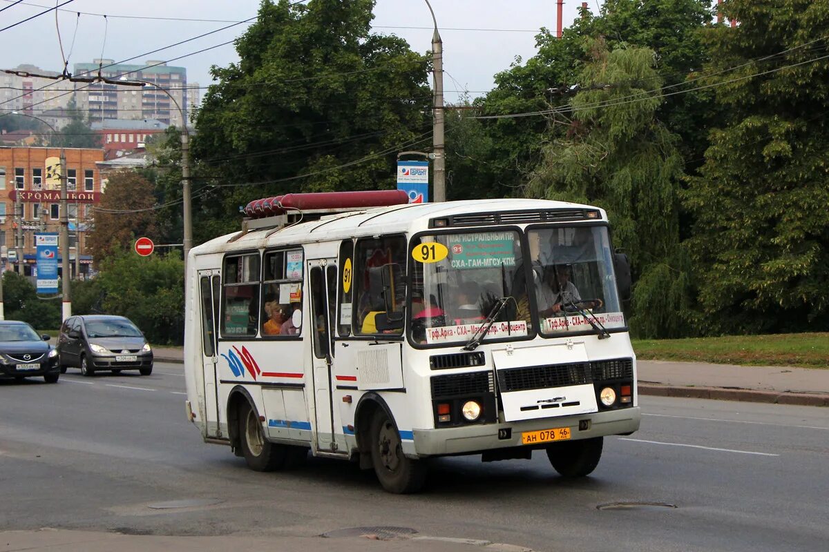 Маршрутки курск. ПАЗ Курск 91. Курск маршрут 91. Пазик маршрут 78 Курск. 91 Автобус Курск.