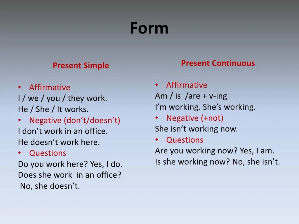 Как отличить present. Формулы present simple и present Continuous. Отличие present simple от present Continuous. Английский язык present simple и present Continuous. Present simple present Continuous разница.