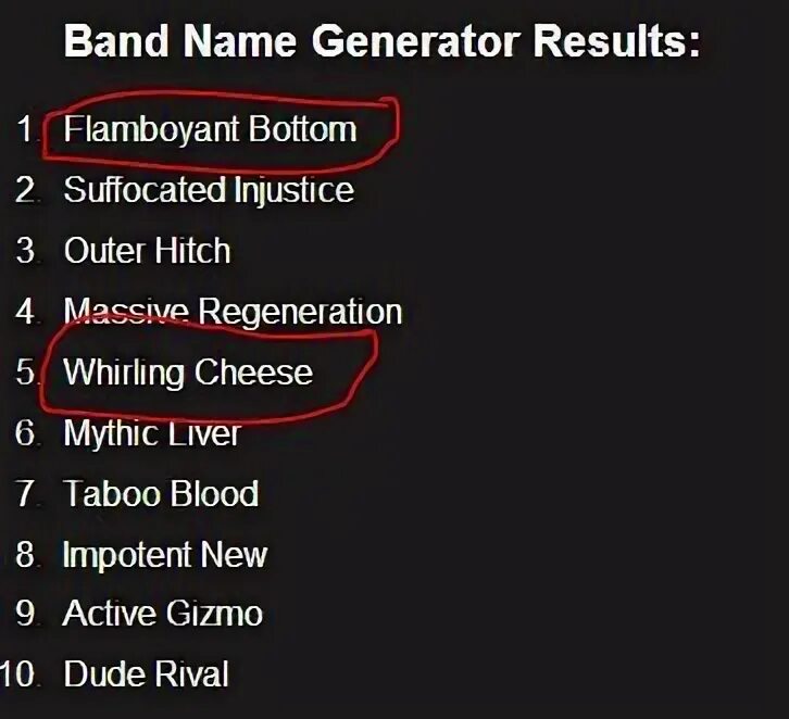 Band names. Название для банды. Генератор названий для банды. Название для музыкальной группы. Название для рок группы Генератор.