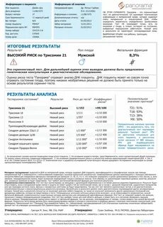 Анализ нипт отзывы