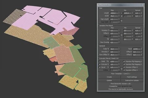 3ds max floor generator