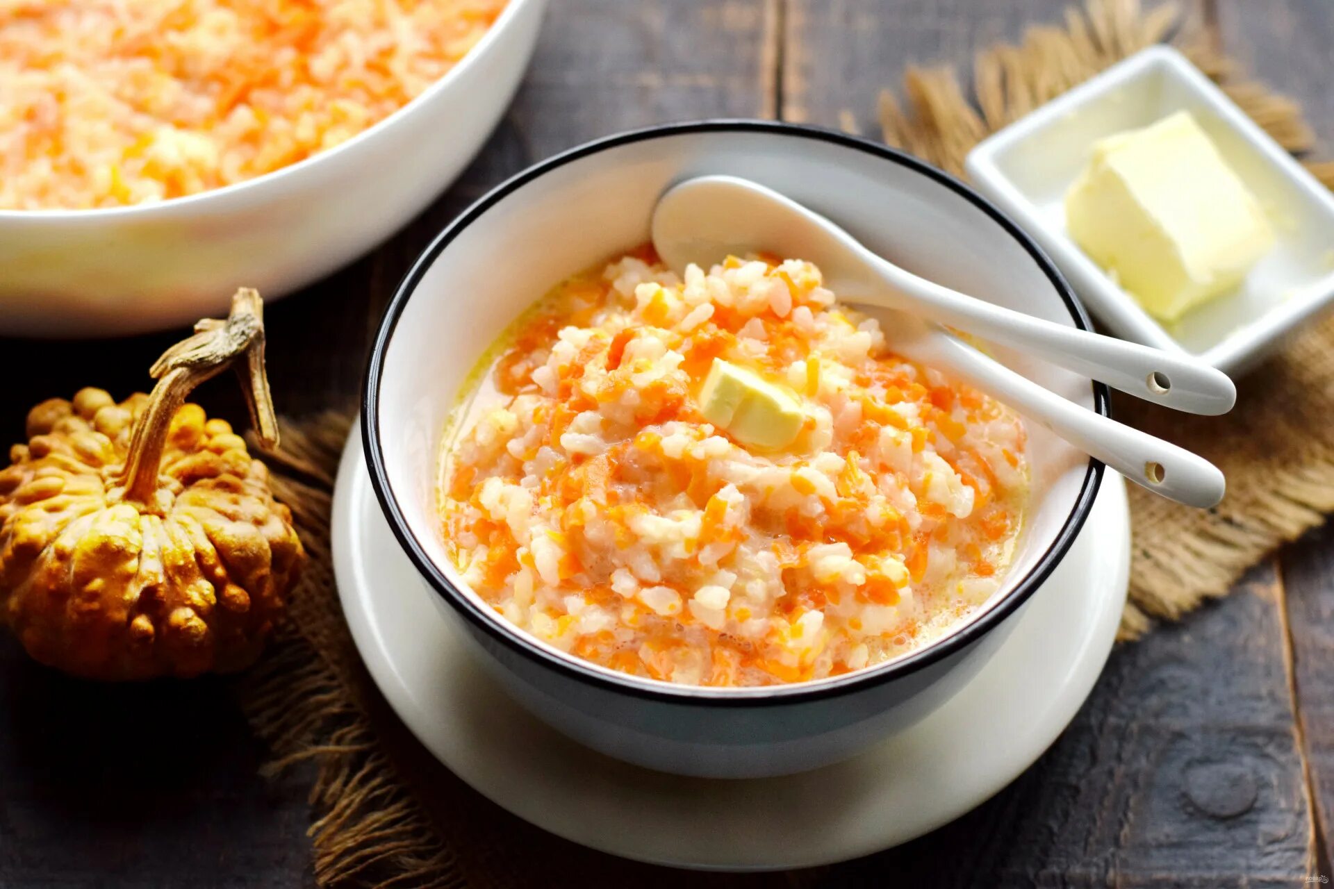 Рецепт тыквенной рисовой каши