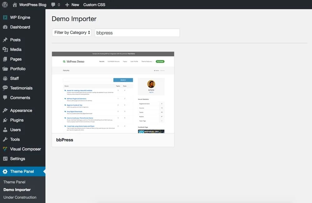 BBPRESS демо. Темы вордпресс. Установка и настройка плагинов WORDPRESS. Плагины для сайта WORDPRESS.