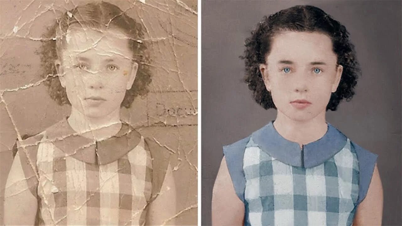 Черное фото цветным. Цветокоррекция старых фотографий. Портрет из старой фотографии. Старая фотография восстановление девушка. Экшен Старая фотография.