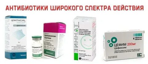 Антибиотики широкого спектра при мочеполовой инфекции