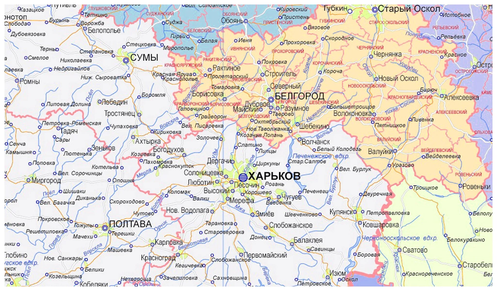 Никольское белгородская область расстояние до границы. Белгород на карте граница с Украиной. Карта Белгорода и Белгородской области границы с Украиной и Россией. Карта Белгородской области граница с Украиной. Белгород карта с границами Украины и России.