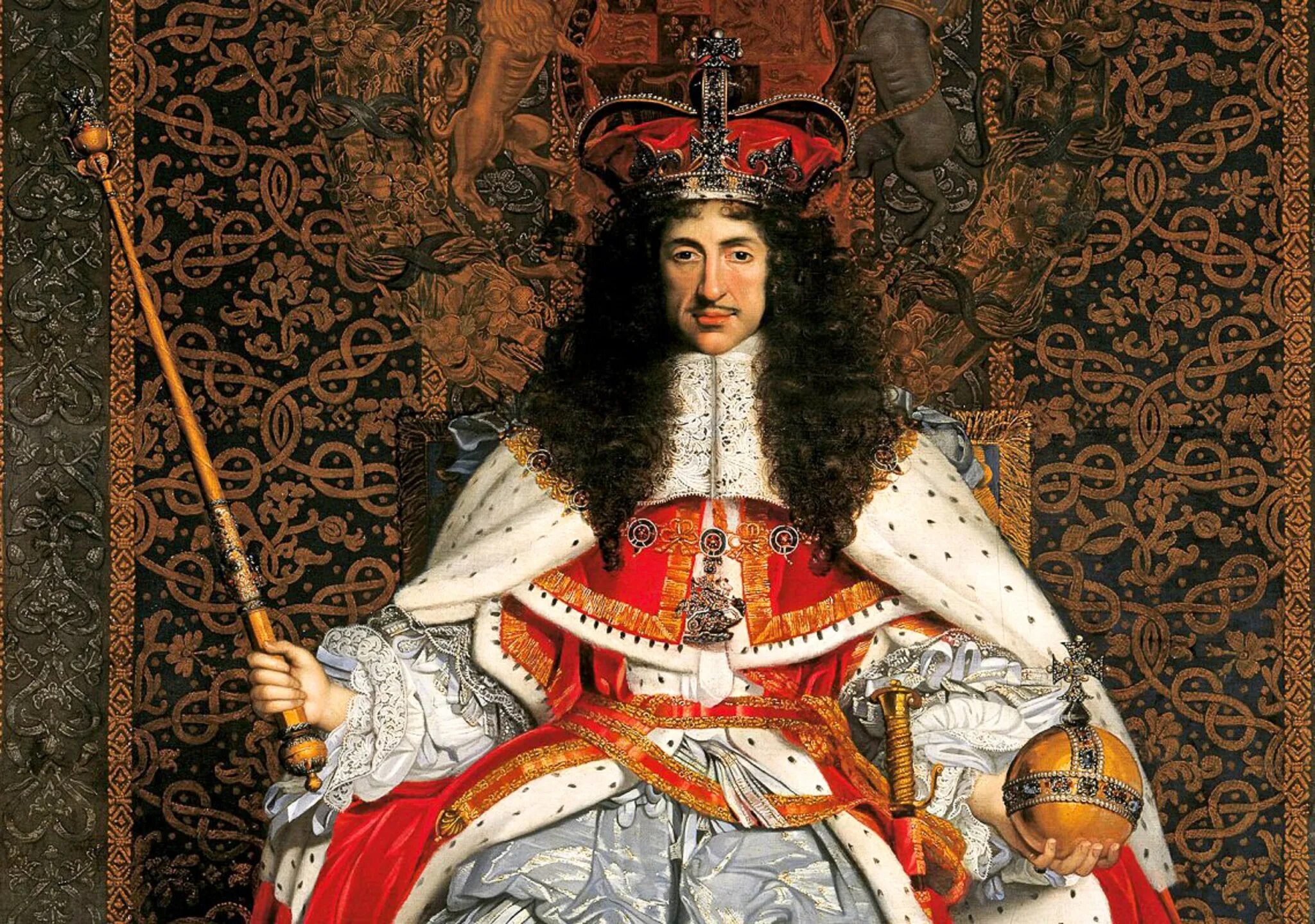 Король Charles II (1630-1685).