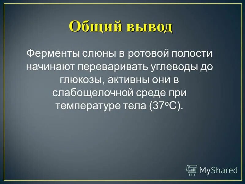 Ферменты слюны активны в