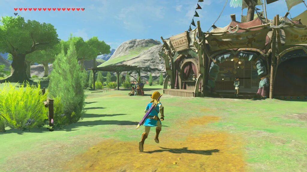 Nintendo switch игры legend of zelda. Zelda Breath of the Wild Nintendo Switch. Zelda Breath of the Wild конюшни. Zelda Breath of the Wild пейзаж в конюшне. Конюшня в тропиках Зельда.