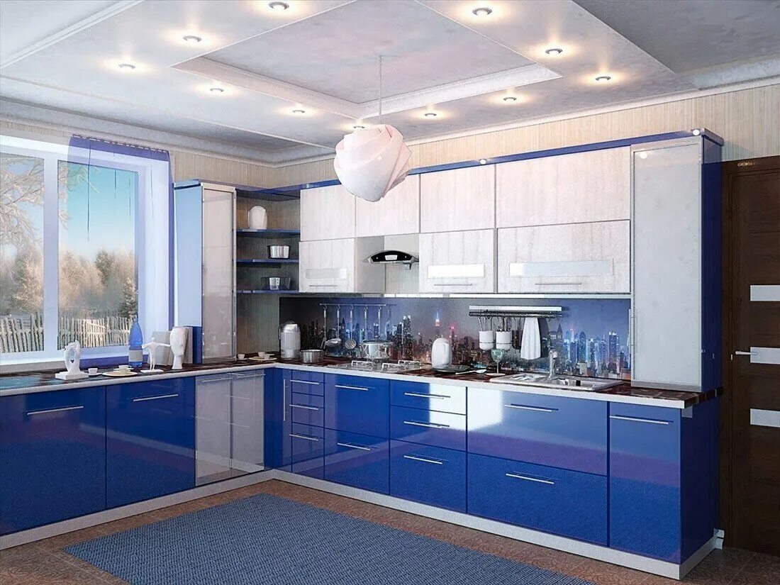Синяя кухня. Синие кухни. Кухня в синих тонах. Синий кухонный гарнитур. Кухня в синем цвете.
