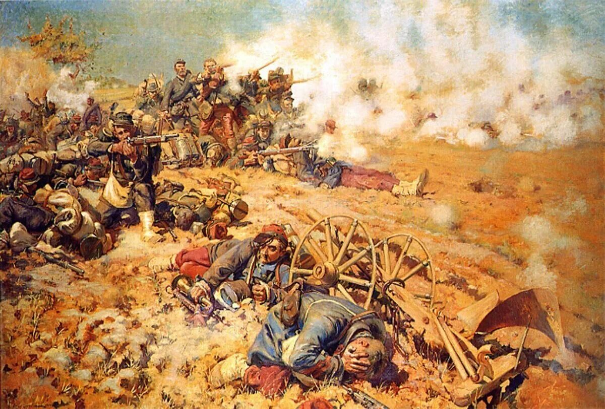 Франко прусский мир. Франко прусский мир. Франко прусский мир. Битва при марс-ла-тур 16 августа 1870. Франко прусский мир.
