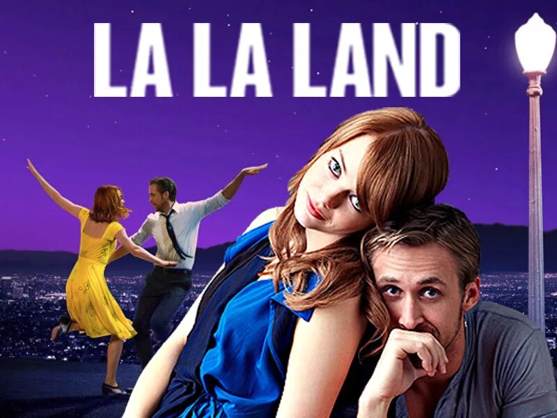 Ла ла ленд 2016 качество. Ла ла Лэнд Постер. La la Land мюзикл. Лалаленд обложка.