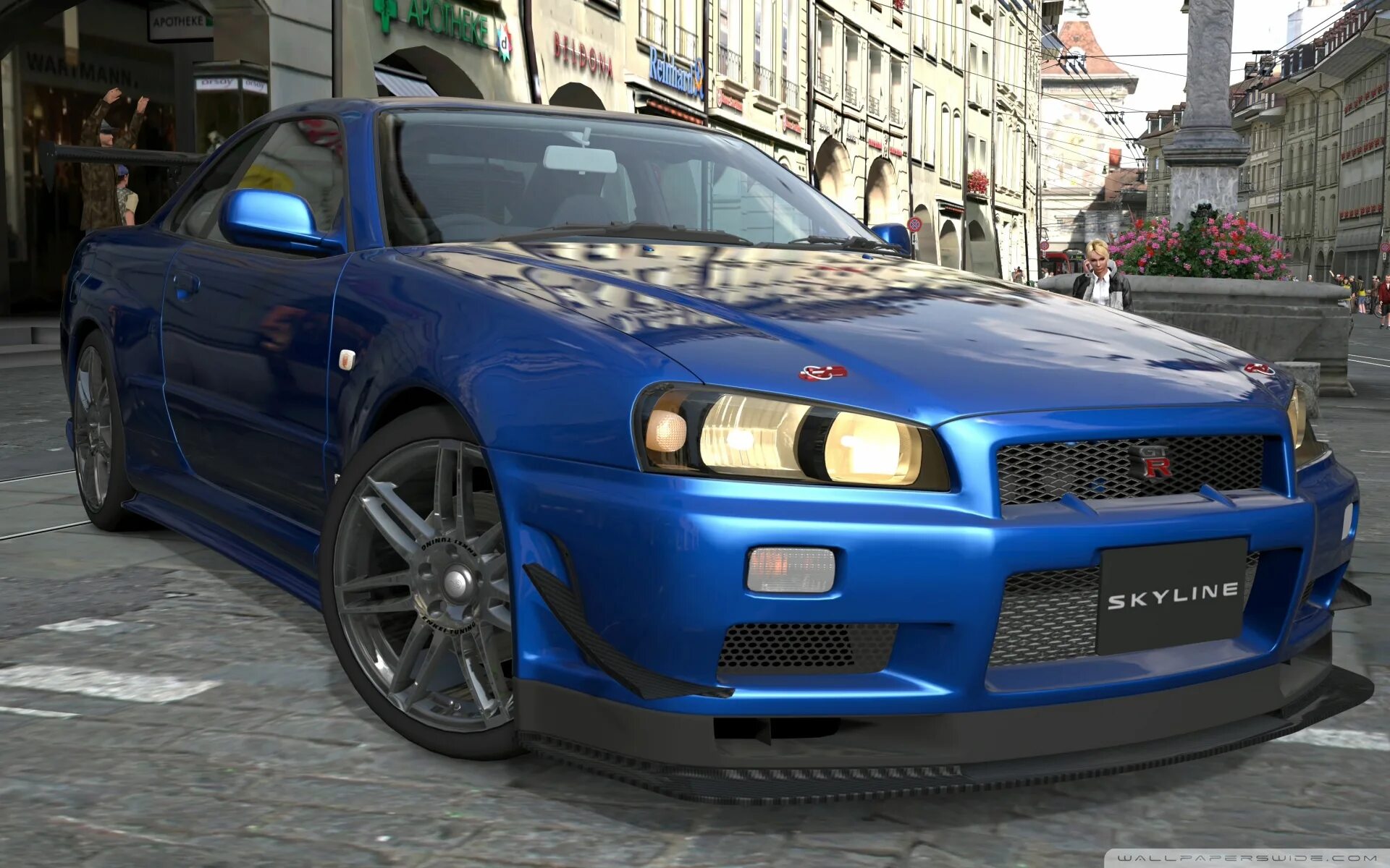 Nissan skyline обои