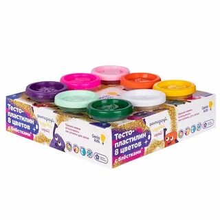 Тесто пластилин для лепки genio kids