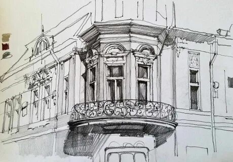 Нарисовать архитектурный элемент здания