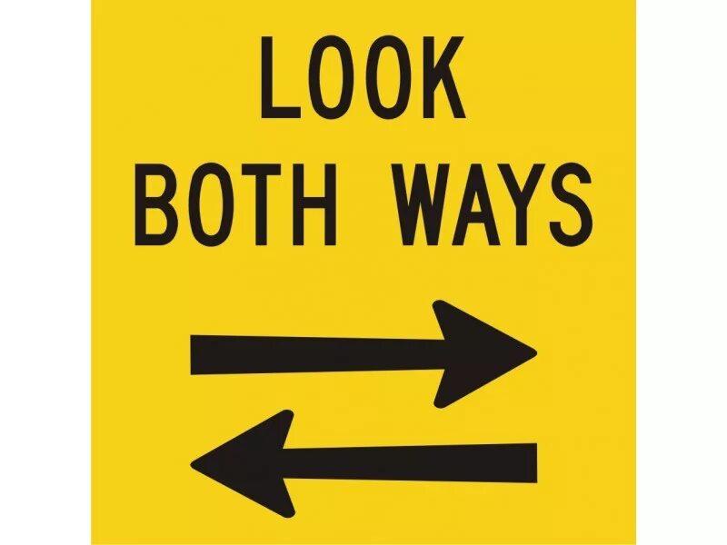 Look both ways. Look both ways рисунок. look both ways before crossing. both.
