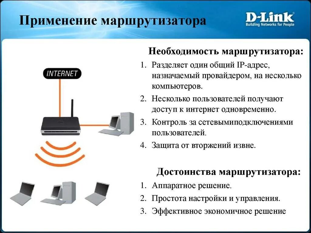 Использование маршрутизатора