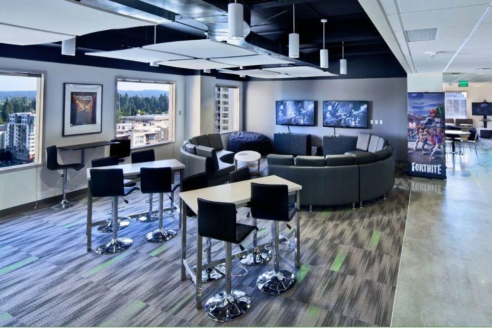 Офис рокстар геймс. Офис риот геймс. Главный офис рокстар. Шанхай офис. Крупные игровые студии.