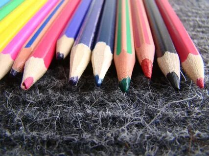 Des crayons