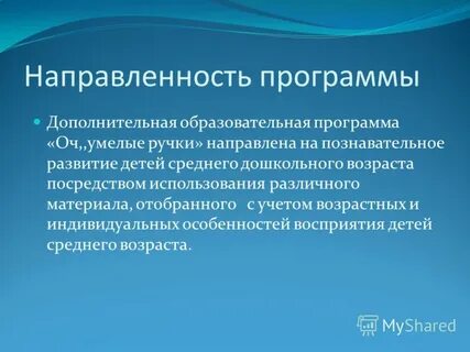 Русский язык направленность программы