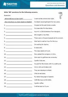 Answer these questions begin
