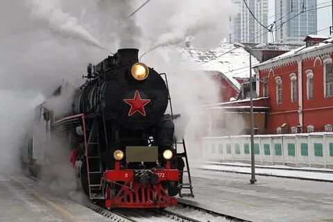 Ретро поезд фото