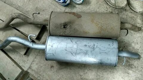 Глушитель на приора хэтчбек