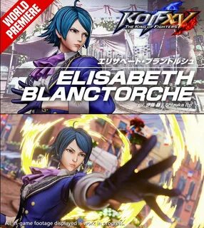 Elisabeth officially revealed for The King of Fighters 15: https://bit.ly/3...