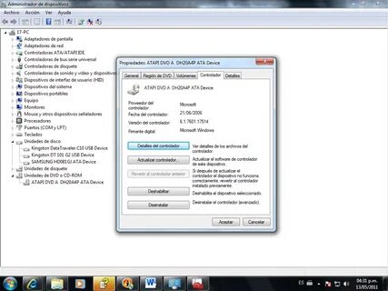 Detected ata atapi devices