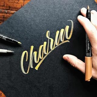 Hand lettering