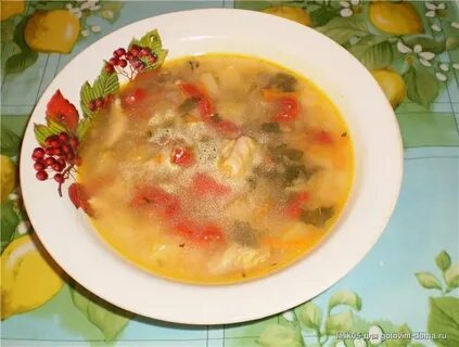 Уха с помидорами