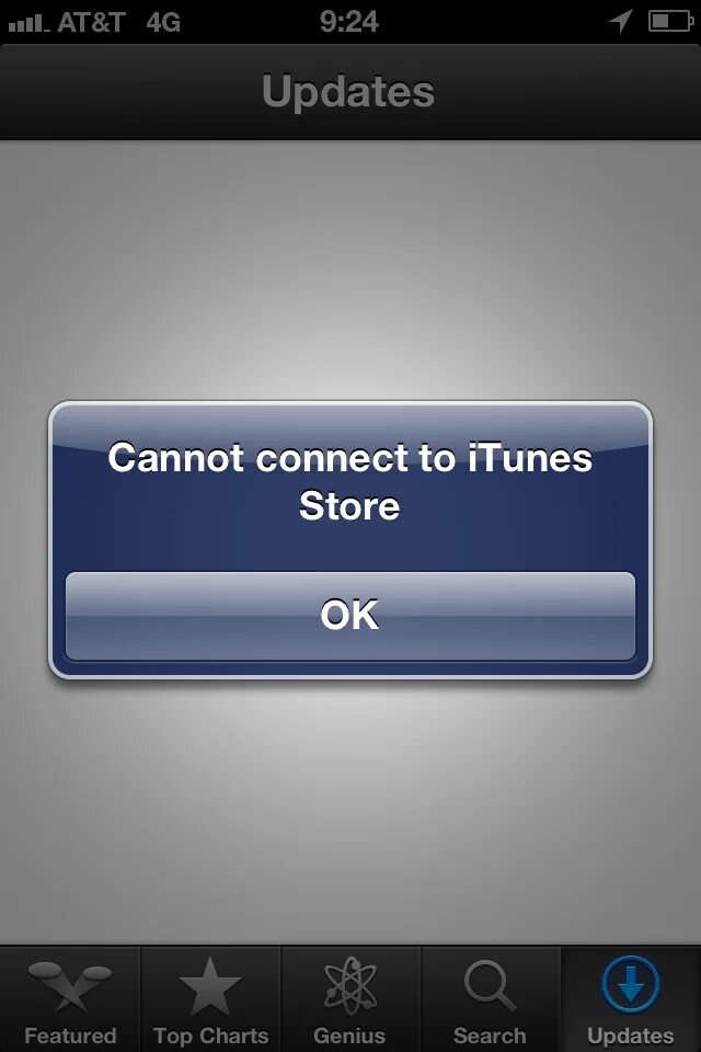 Cannot update