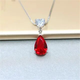 Подвески из рубинов