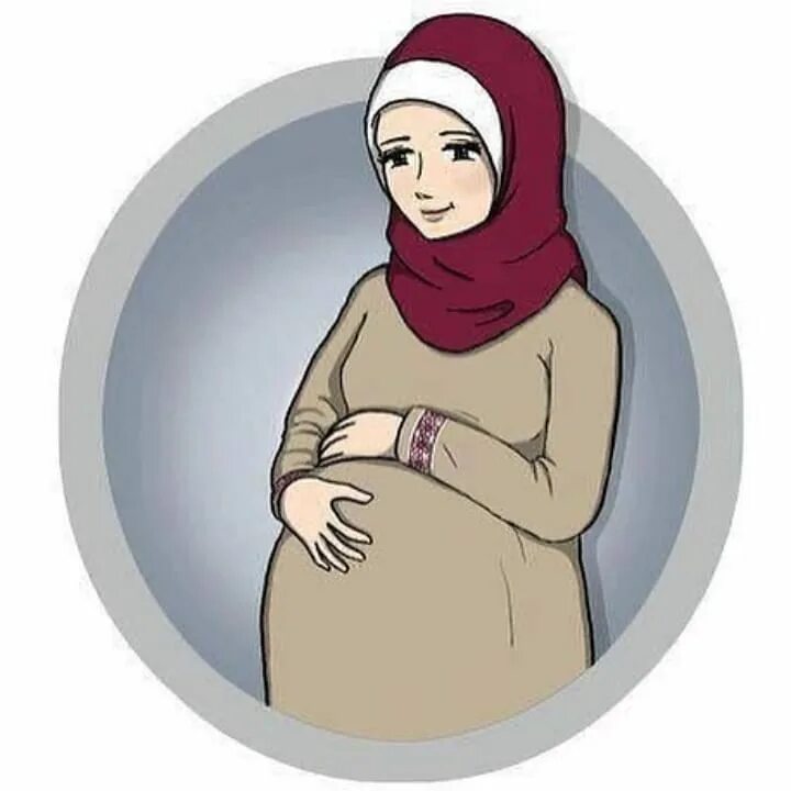 Беременна в исламе. Мусульманская семья беременная. Беременность ислам картинки. Беременная мусульманка рисунок. Беременна в исламе.