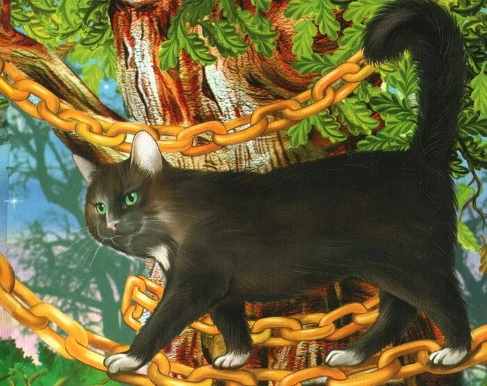 Кот из сказки лукоморье. Кот ученый пушкин у лукоморья дуб зеленый. кот ученый лукоморье лукоморье. дуб пушкина у лукоморья. кот ученый пушкин.