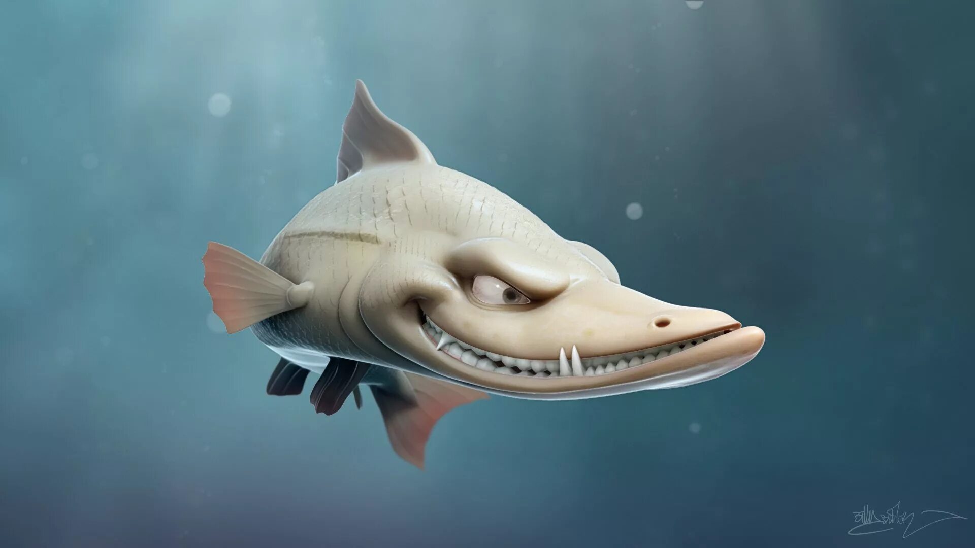 хищные рыбы. злая рыба. D d fish. фантастическая рыбалка 3d модель. рыба хирург.