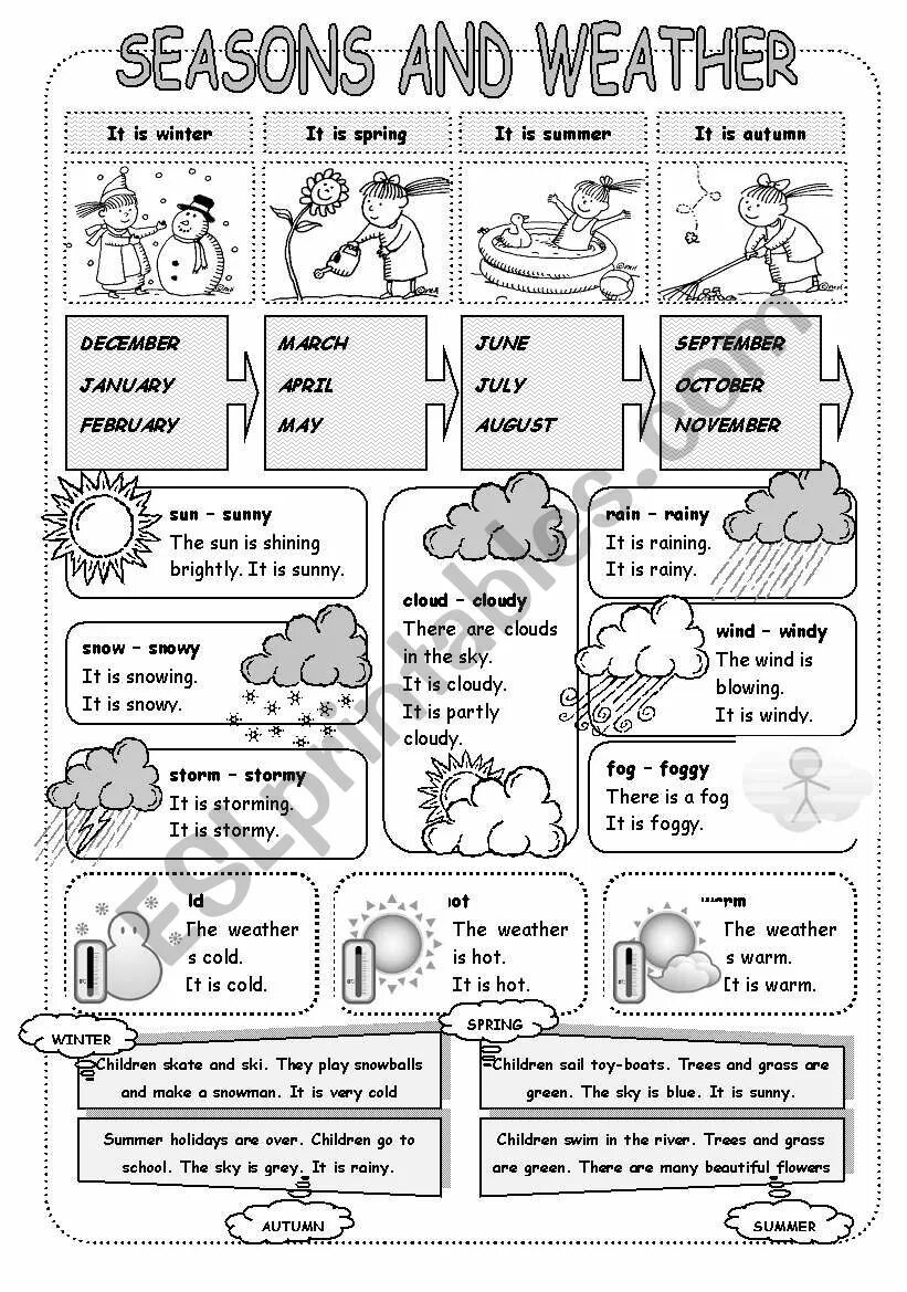 Задания по погоде английский язык. Английский язык Seasons and weather. Seasons задания для детей. Seasons and weather задания. Упражнения по теме Seasons and weather.