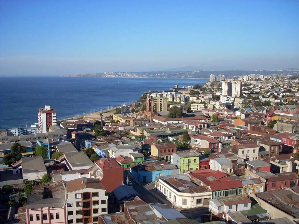Город и порт чили. Вальпараисо Чили пляжи. Чили город Винья.