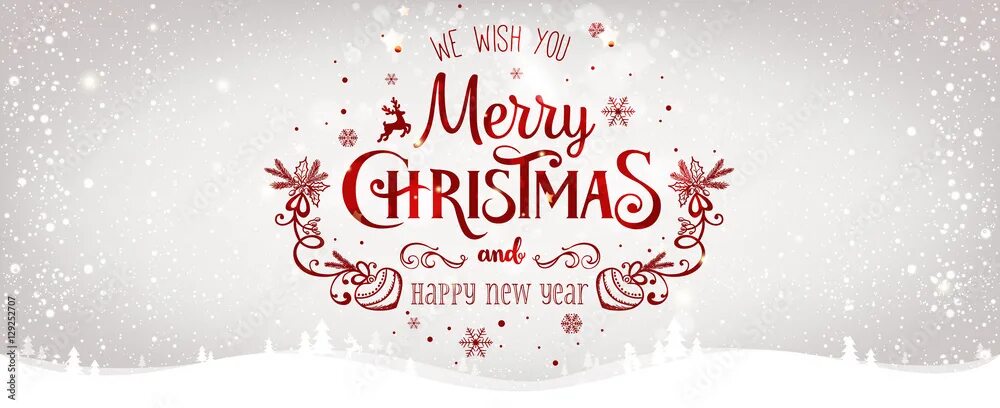 It is new year. Merry christmas and happy new year надпись. новый год обои. новогодний баннер.